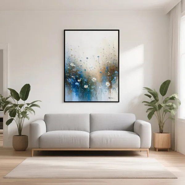 PixuPrint Painting Abstract Floral Mossieu