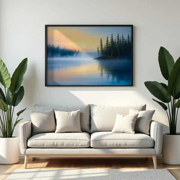 PixuPrint Island in the Dawn