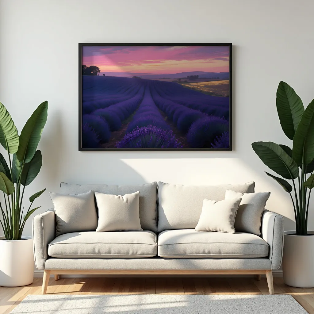 PixuPrint Lavender Sunset