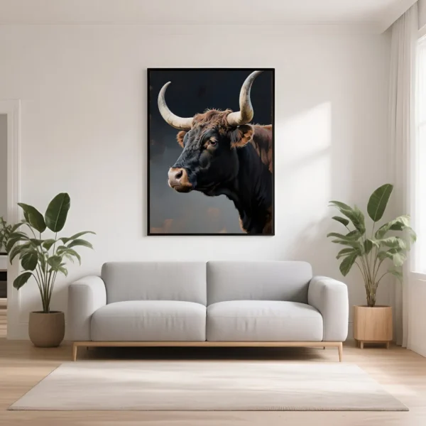 PixuPrint Longhorn Portrait