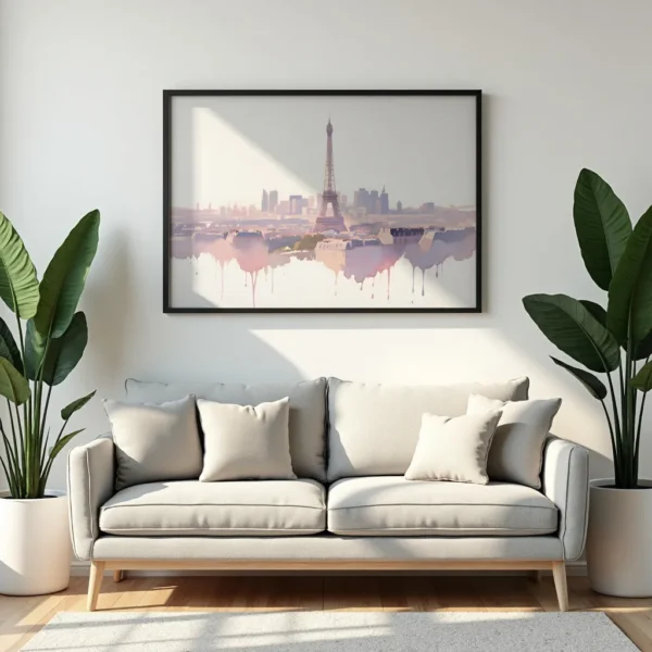 PixuPrint Paris Pastel View