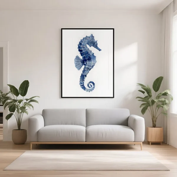 PixuPrint Seahorse Vertical Composition Marine Marine