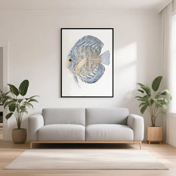PixuPrint Tropical Fish Discus Pattern