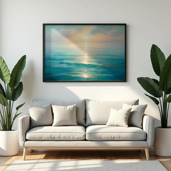 PixuPrint Turquoise Horizon