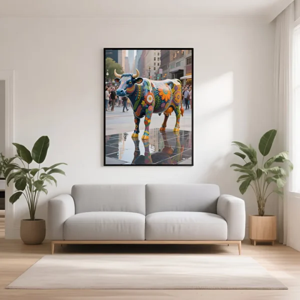 PixuPrint Urban Pop Art Cow