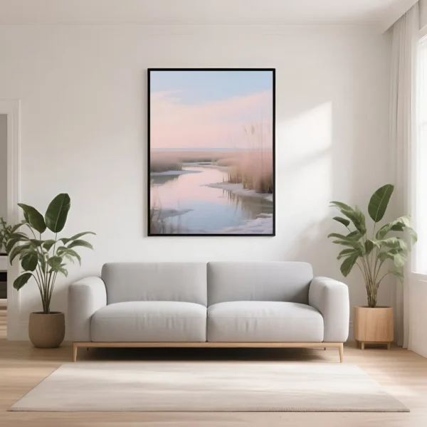 PixuPrint Winter Reeds