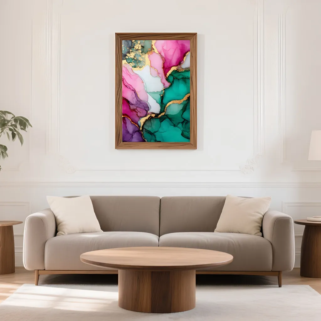PixuPrint Colorful Abstract Ink Art