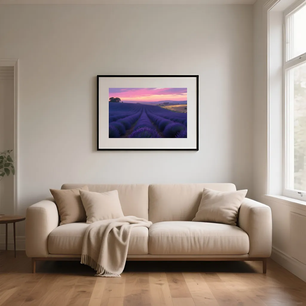 PixuPrint Lavender Sunset