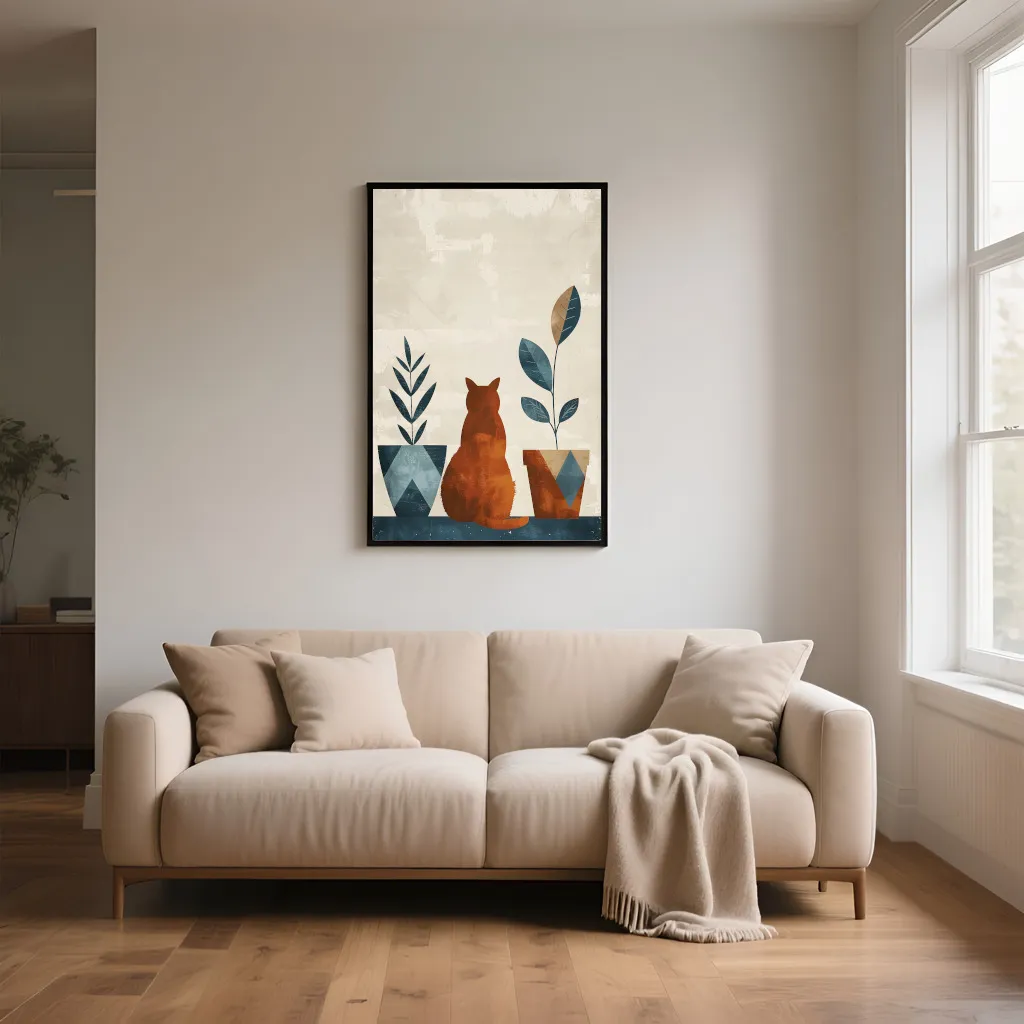 PixuPrint Minimalistic Illustration Geometric Shapes Boho