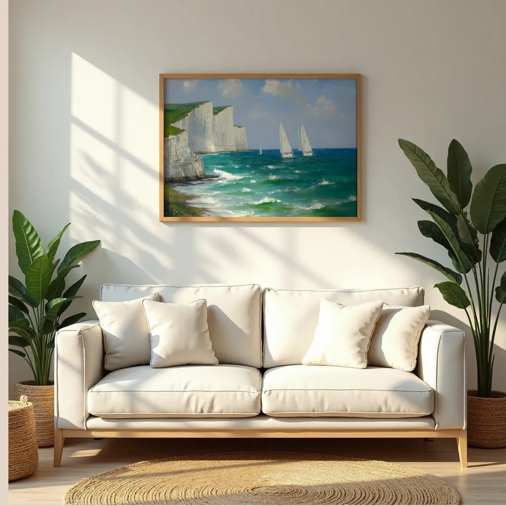 PixuPrint White Cliffs and Sails