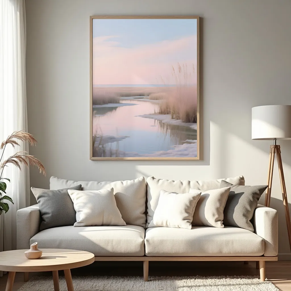 PixuPrint Winter Reeds