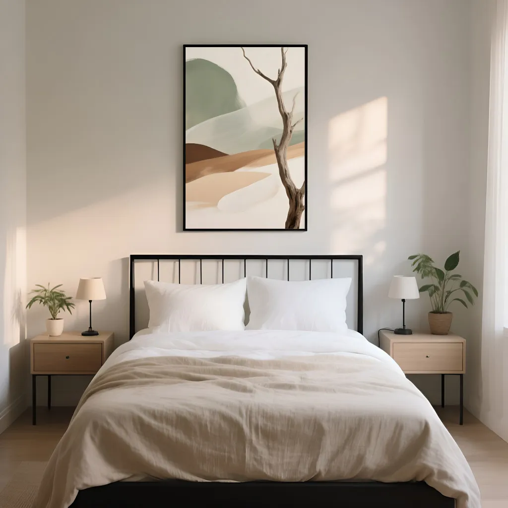 PixuPrint Abstract landscape with tree