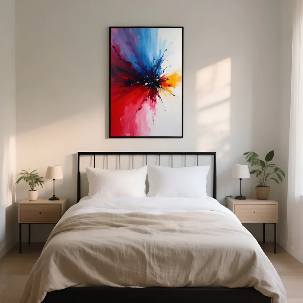 PixuPrint Abstract Art Colorful Explosion