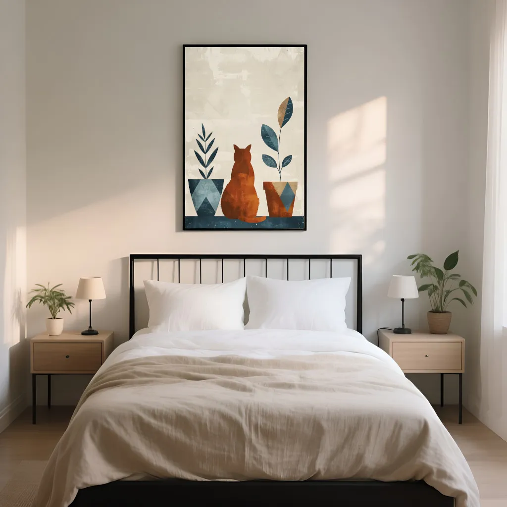 PixuPrint Minimalistic Illustration Geometric Shapes Boho
