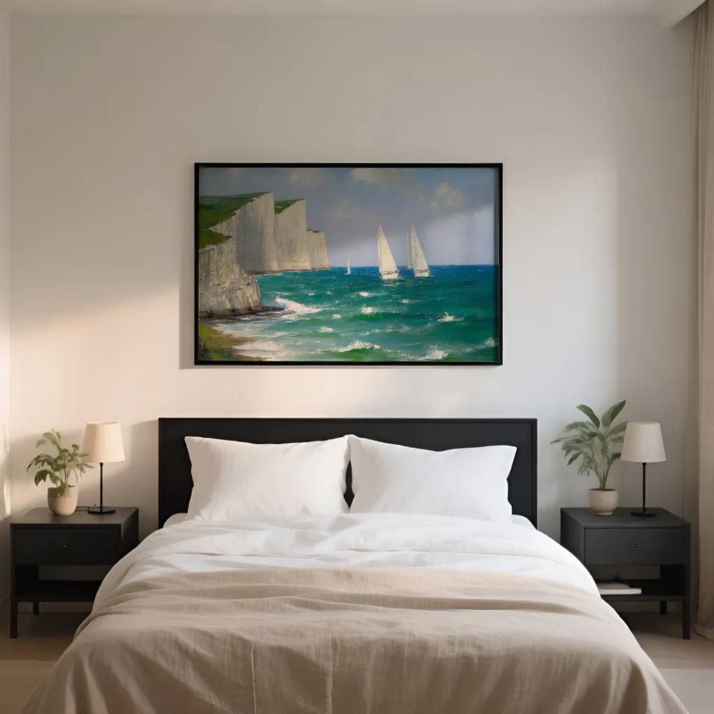 PixuPrint White Cliffs and Sails