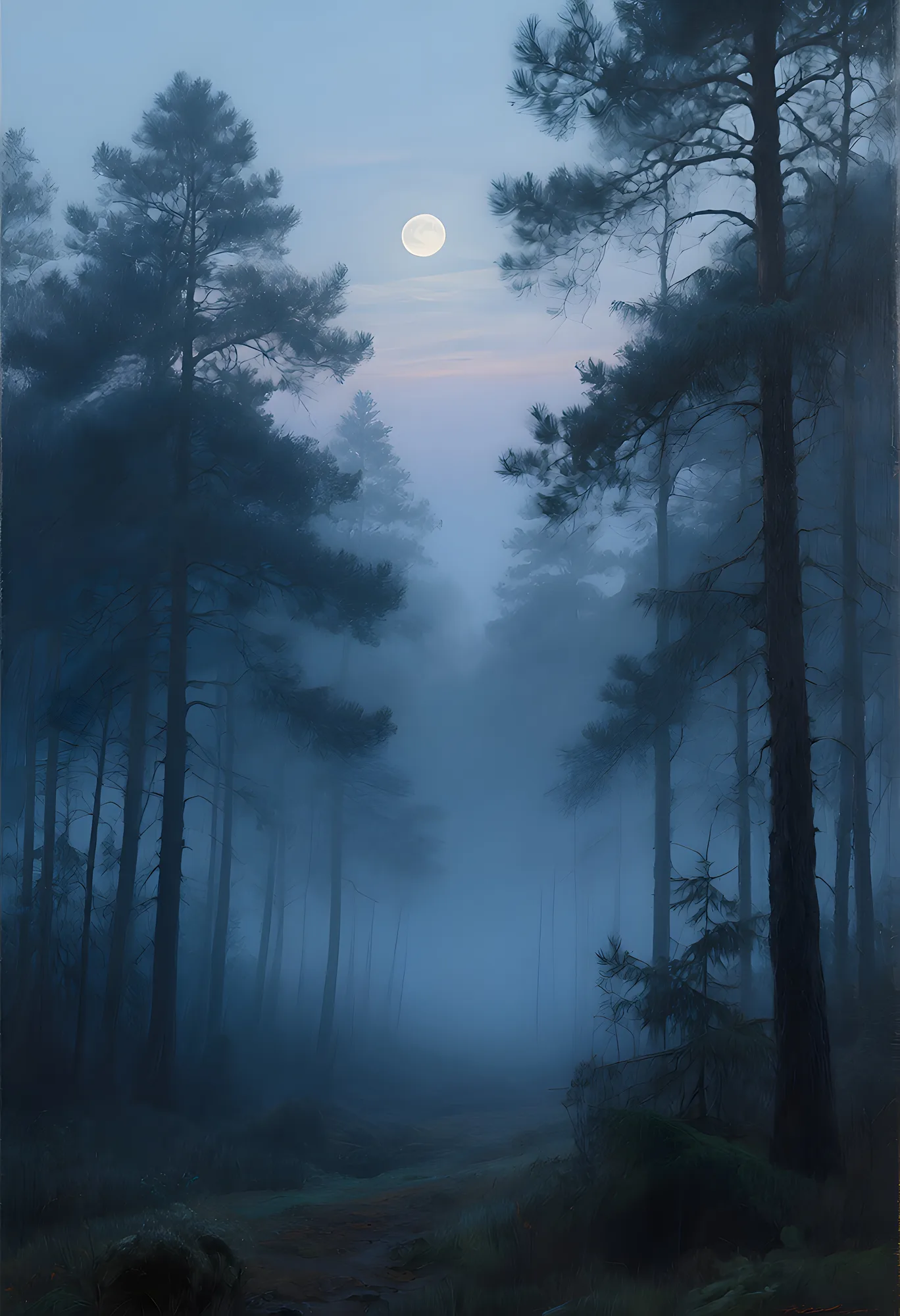 PixuPrint Moon of the Pines