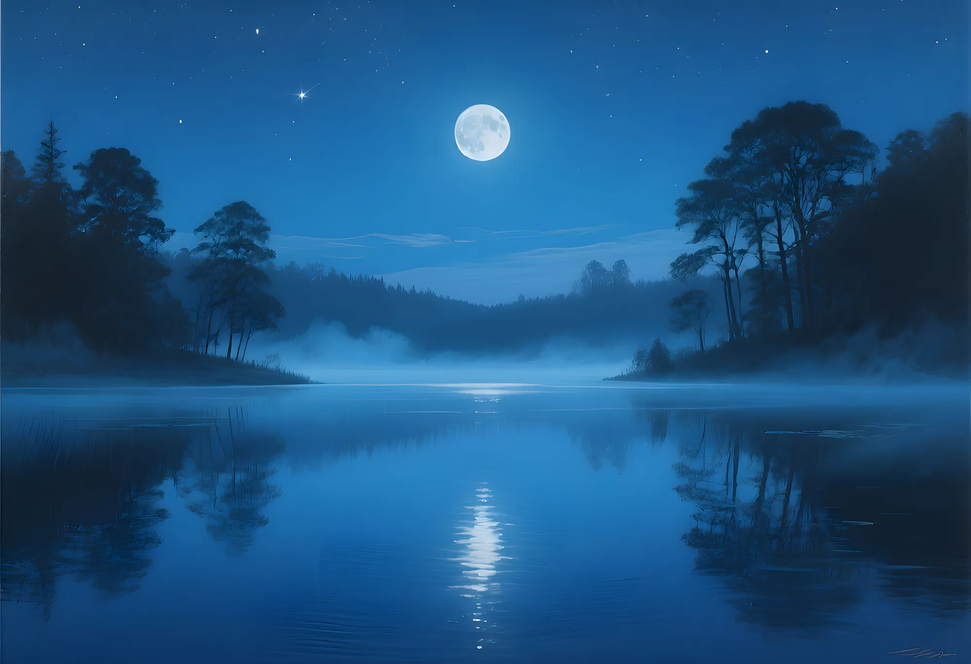 PixuPrint Moonlit Mirror